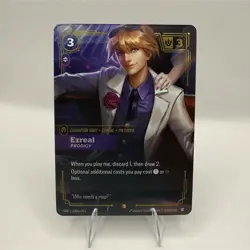 Riftbound Ezreal Prodigy 149a/221 Champion Unit League of Legends Card - Image 1