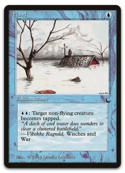 Flood (NM) The Dark DRK Magic MTG - Image 1