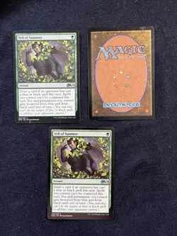 Magic the Gathering Veil of Summer 199 M20 X3 NM - Image 1