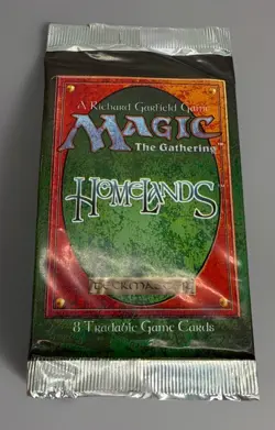 MTG Magic the Gathering Homelands Sealed Booster Pack Factory Sealed - Image 1
