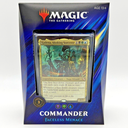 Magic the Gathering MtG Commander 2019 FACELESS MENACE Theme Deck FACTORY SEALED - Image 1