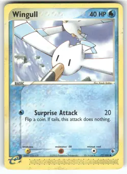 Wingull Ruby and Sapphire Common Pokemon Lightly played - Image 1