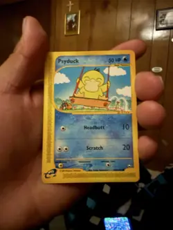 Pokemon Psyduck Aquapolis 104/147 50 HP Headbutt Scratch Common Regular English - Image 3