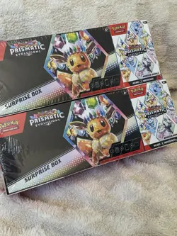 Pokemon Prismatic Evolutions Booster Bundle Surprise Box English Eevee*4 - Image 3