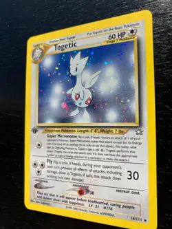 Pokemon Neo Genesis RARE 1st Edition Holo Togetic 16/111. EX/Near-Mint Cond - Image 2
