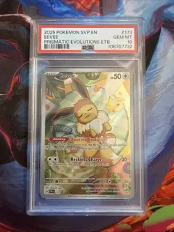 Eevee 173 Scarlet & Violet Promo PSA 10 Gem Mint Pokemon SV Black Star - Image 1