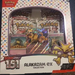 Pokemon TCG: Scarlet & Violet-151 Alakazam ex Collection Booster Box 820650855269 - Image 1