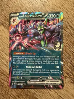 Pokemon 2025 Destined Rivals Marnie’s Grimmsnarl EX #136/182 Double Rare NM - Image 1