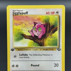 Pokemon Jigglypuff 54/64 - NM - 1999 1st Edition Jungle - Common - Image 2