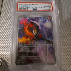 2025 POKEMON PHANTASMAL FLAMES POKEMON CENTER ETB #022 CHARCADET PSA 10 - Image 4