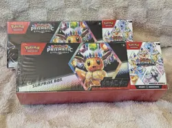Pokemon Prismatic Evolutions Surprise Box Booster Bundle English Eevee *2 - Image 1