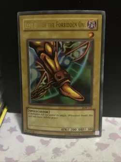 Yu-Gi-Oh Left Leg of the Forbidden One LOB-121 | Original 2002 Exodia Holo - Image 1
