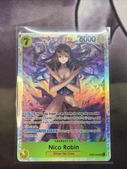 One Piece Nico Robin EB03-055 SR Heroines Edition English - Image 1