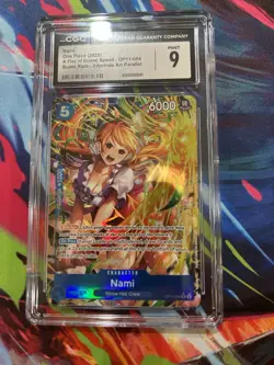 One Piece English - Nami OP11-054 Alternate Alt Art CGC 9 - Image 1