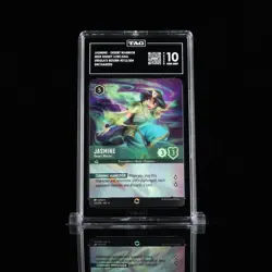 Disney Lorcana Jasmine Desert Warrior Enchanted Graded TAG 10 212/204 - Image 1