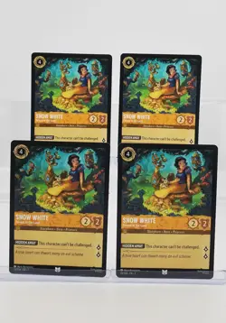 Disney Lorcana Snow White - Fairest in the Land 33/204 Archazia's 4 Cards UC - Image 1