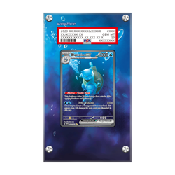 Blastoise ex 200/165 - Pokemon PSA Extended Artwork Protective Card Display Case - Image 1