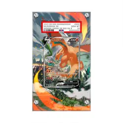 Charizard V 154/172 - Pokemon PSA Extended Artwork Protective Card Display Case - Image 1