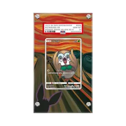 Rowlet 290/SM-P SCREAM Munch - Pokemon PSA Extended Artwork Protective Card Disp - Image 1