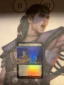 MTG Cover of Darkness Assassin's Creed Foil Extended Art Magic The Gathering NM - Image 1