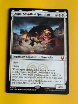 appa, Steadfast Guardian Mythic. TLA Bison ally Magic the Gathering Card. - Image 4