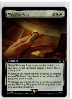 Wedding Ring Foil Doctor Who 468 MP x1 MTG Magic: the Gathering - Image 1