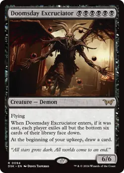 Doomsday Excruciator #94 Rare MTG Duskmourn: House of Horror NM English - Image 1