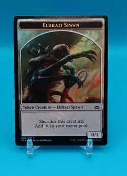 MTG Eldrazi Spawn #2/Eldrazi #1 Double Sided Token- PCA- Regular-LP Condition - Image 1