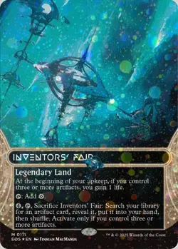 Inventors' Fair (Borderless) (Galaxy Foil) (0111) MTG Edge of Eternities EOS - Image 1