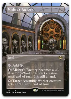 Mishra's Factory (Borderless) #326 (NM) Modern Horizons 2 MH2 Magic MTG - Image 1