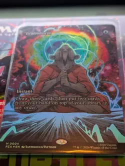 Brainstorm (Borderless) Foil - 0004 - MTG PZA NM - Image 1