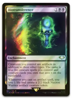 Biotransference (Surge Foil) #30 (NM) Warhammer 40,000 40K Magic MTG - Image 1