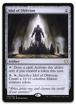 Idol of Oblivion #55 (NM) Commander 2019 C19 Magic MTG - Image 1