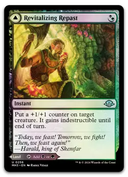 Revitalizing Repast #256 (Foil) (NM) Modern Horizons 3 MH3 Magic MTG - Image 1