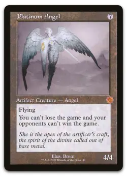 Platinum Angel #41 (NM) Brothers' War BRR Magic MTG - Image 1