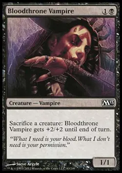 4x Bloodthrone Vampire M13 MtG Magic Black Common 4 x4 Card Cards - Image 1