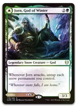 Jorn, God of Winter #179 (Foil) (LP) Kaldheim KHM Magic MTG - Image 1