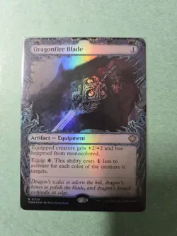 Dragonfire Blade (Showcase) [Tarkir: Dragonstorm] Foil - NM - MTG - Image 1