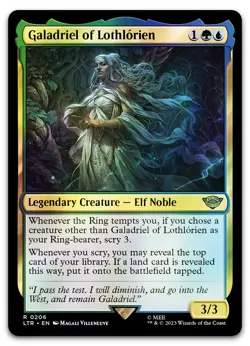 Galadriel of Lothlorien #206 (Foil) (NM) Lord of the Rings LTR Magic MTG - Image 1
