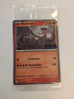 Pokemon Phantasmal Flames Stamped Sealed Reshiram Cosmos Foil Promo 017/094 - Image 1