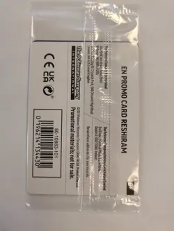 Pokemon Phantasmal Flames Stamped Sealed Reshiram Cosmos Foil Promo 017/094 - Image 2