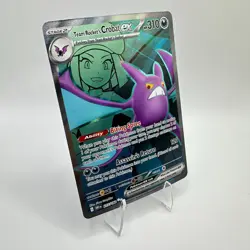 Pokemon Team Rocket's Crobat ex 217/182 Destined Rivals Ultra Rare UR Holo Card - Image 2