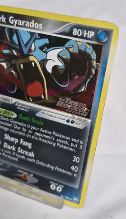 Pokemon Dark Gyarados Ex Team Rocket Returns 36/109 Reverse Holo Rare Stamped - Image 2