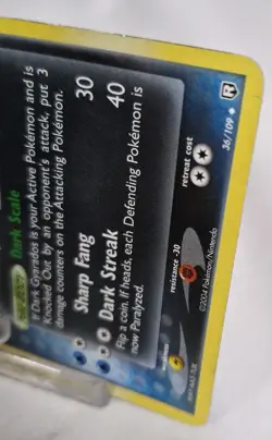 Pokemon Dark Gyarados Ex Team Rocket Returns 36/109 Reverse Holo Rare Stamped - Image 5