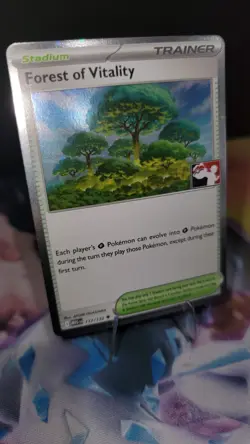 Forest Of Vitality COSMOS Holo Prize Pack Series 8 Promo Pokemon Card NM/LP - Image 3