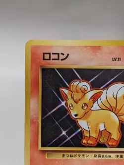 No Rarity Symbol Vulpix 37 1996 Pokemon Card Japanese Basic Old Back #1 - Image 4