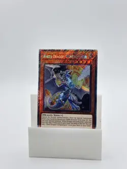 Yu-Gi-Oh! White Dragon Wyverburster RA04-EN203 Platinum Secret Rare 1st Ed. - Image 1