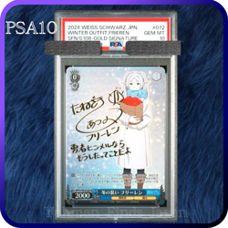 PSA 10 Weiss Schwarz Frieren Beyond Journey's End 072 Signed Gold Signature SP - Image 1