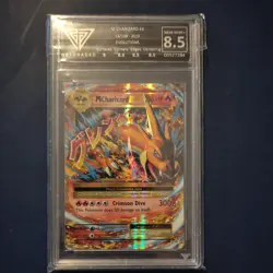 Pokemon Mega-Charizard-EX TCG Card 13/108 Charizard Graded 8.5 - Image 1