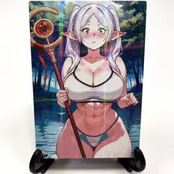 Frieren: Beyond Journey's End Sexy Bikini Anime Waifu Girl Goddess Story Card - Image 2